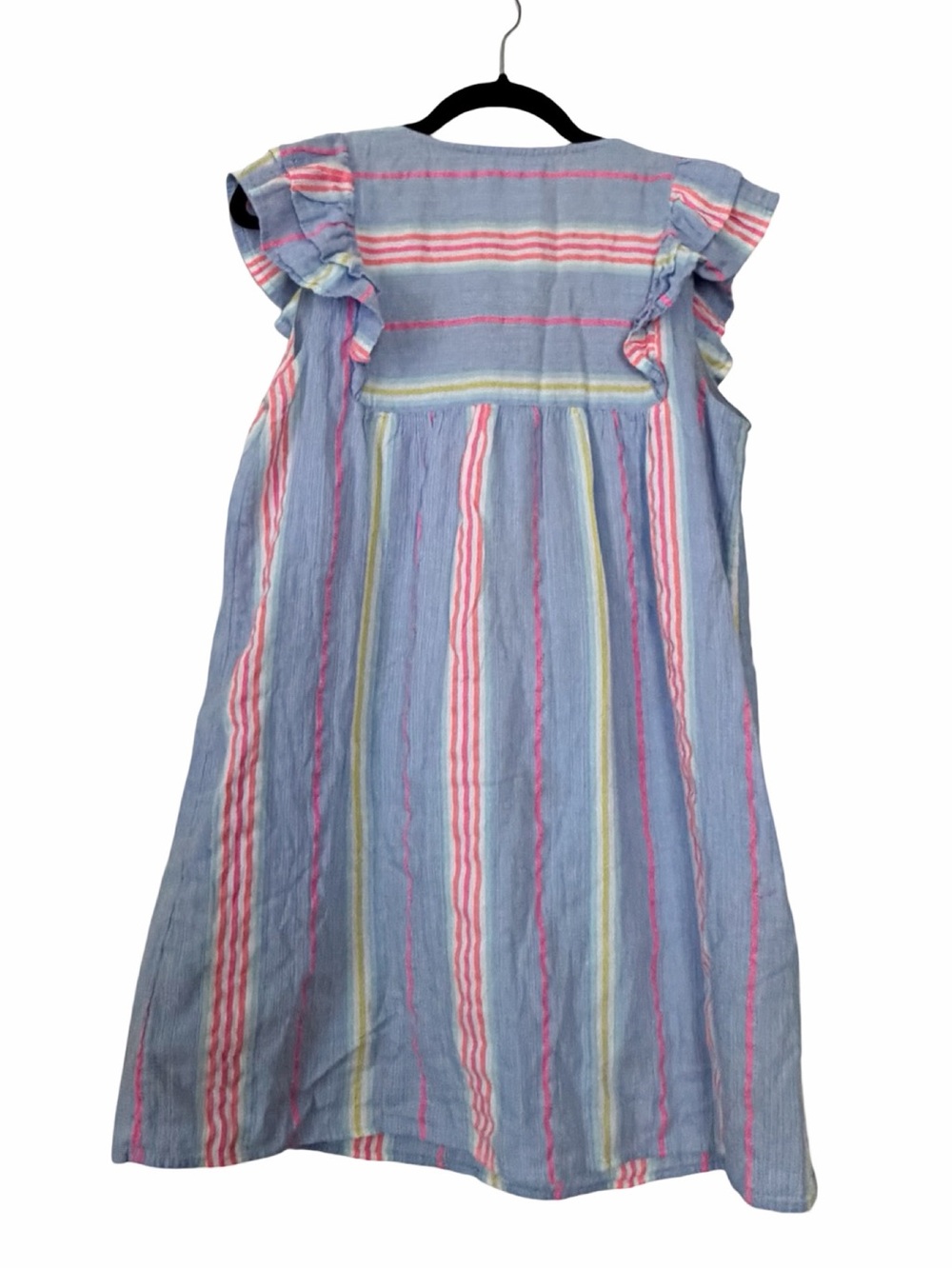 VINEYARD VINES St Barths Tunic Fluttered Mini Striped Dress Sz S - Picture 3 of 6